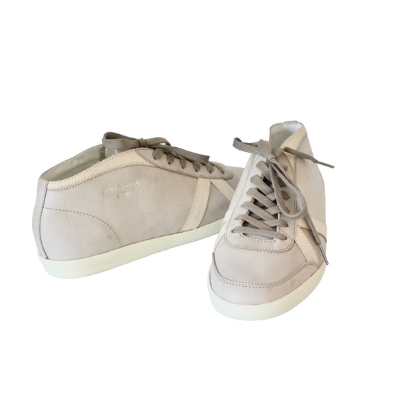 NEW DOLCE & GABBANA VINTAGE LEATHER SNEAKERS main image 6
